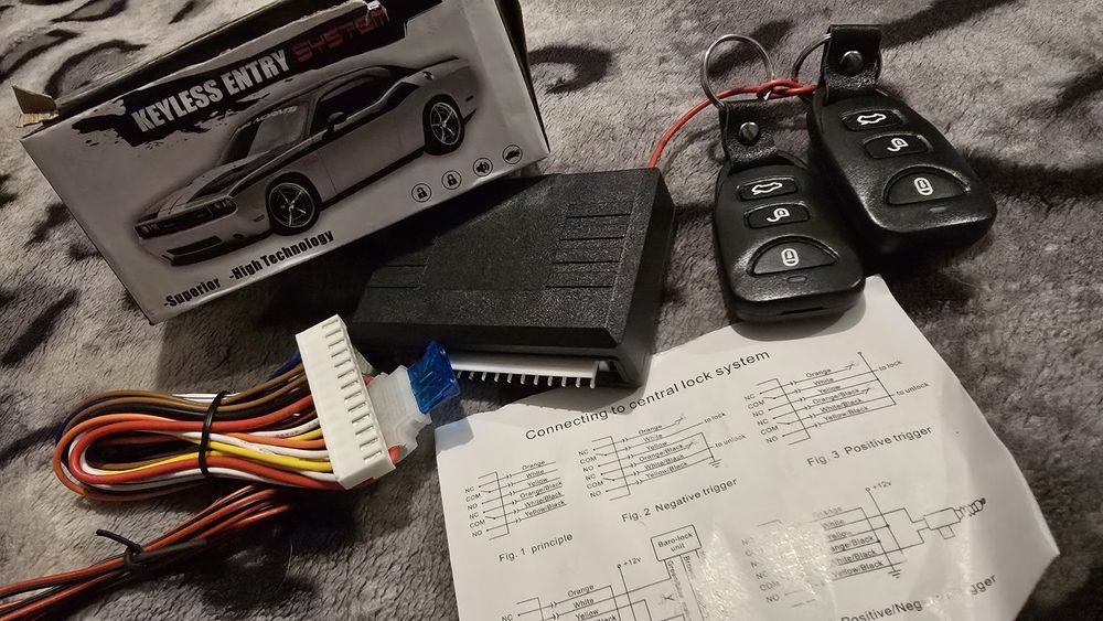 KIT fecho central com comandos