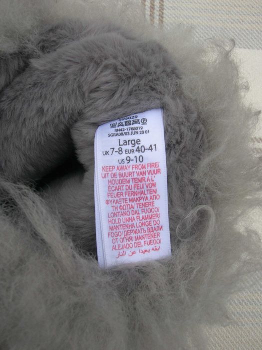 Жіночі домашні уггі, високі пухнасті капці-чуні  RIGE-LLC Розмір 40-41