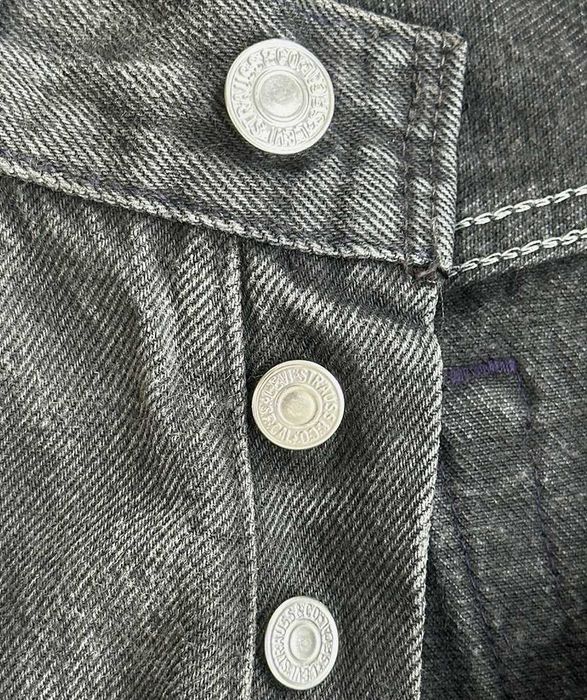 Calças de Ganga de Adulto, Unissexo, Levi Strauss, Antracite, Novas