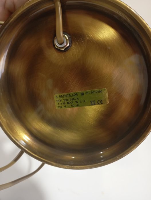 Candeeiro mesa cabeceira