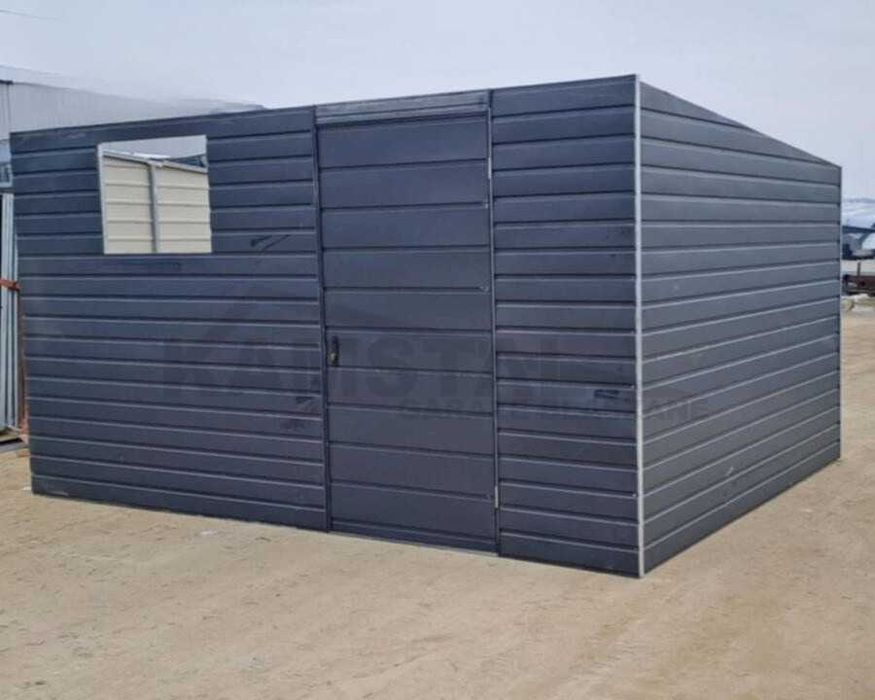 OKAZJA – garaż blaszany 4 × 3 m  z oknem | cena 3000 zł