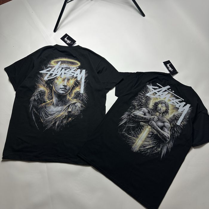 Футболка Stussy angels S,M,L,XL