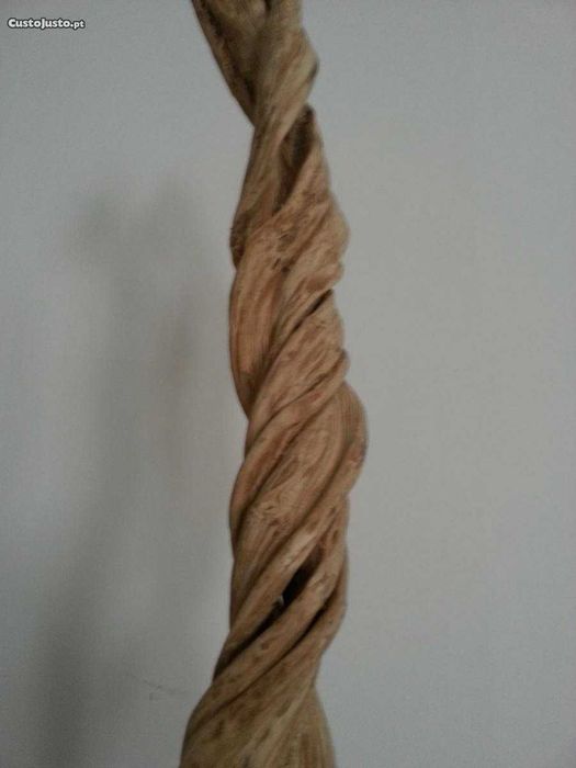 2 Troncos maciços decorativos