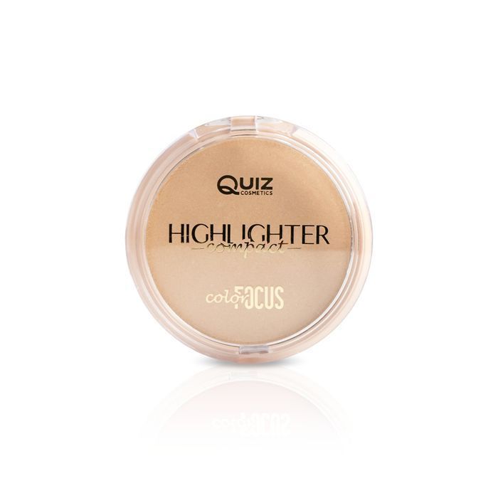 Quiz Cosmetics puder rozświetlający wzbogacony witaminą E N°02 Gold 10