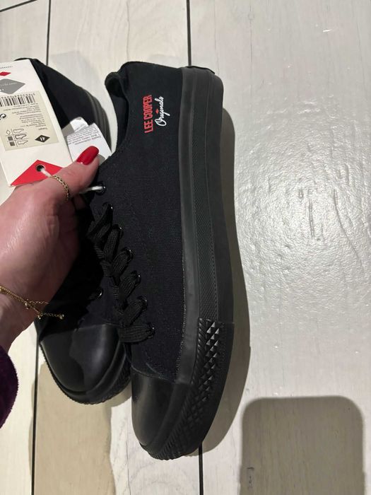 Klasyczne Czarne Trampki LEE COOPER Originals