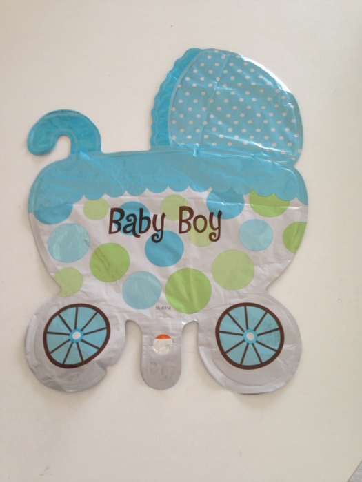 Balões e placas para cha de bebe