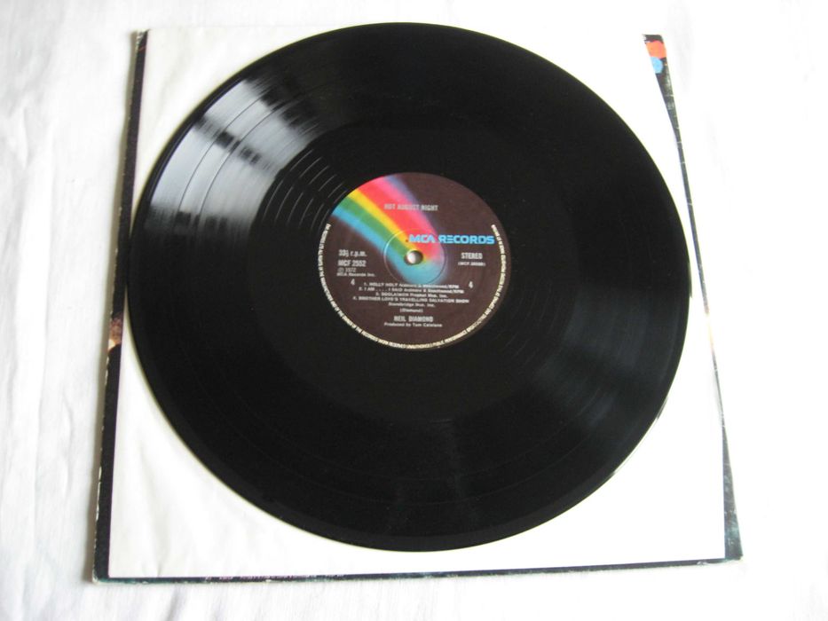 Пластинка виниловая Neil Diamond " Hot August Night "  1972  England