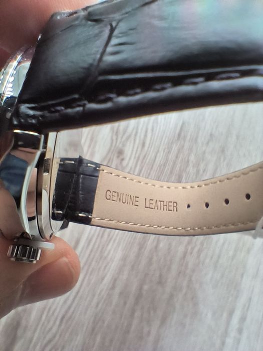 Zegarek DESTELL PICTOR  SAPPHIRE elegancki skórzany pasek