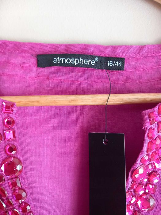 Atmosphere elegancka tunika fuksja 100% ramia premium L 40