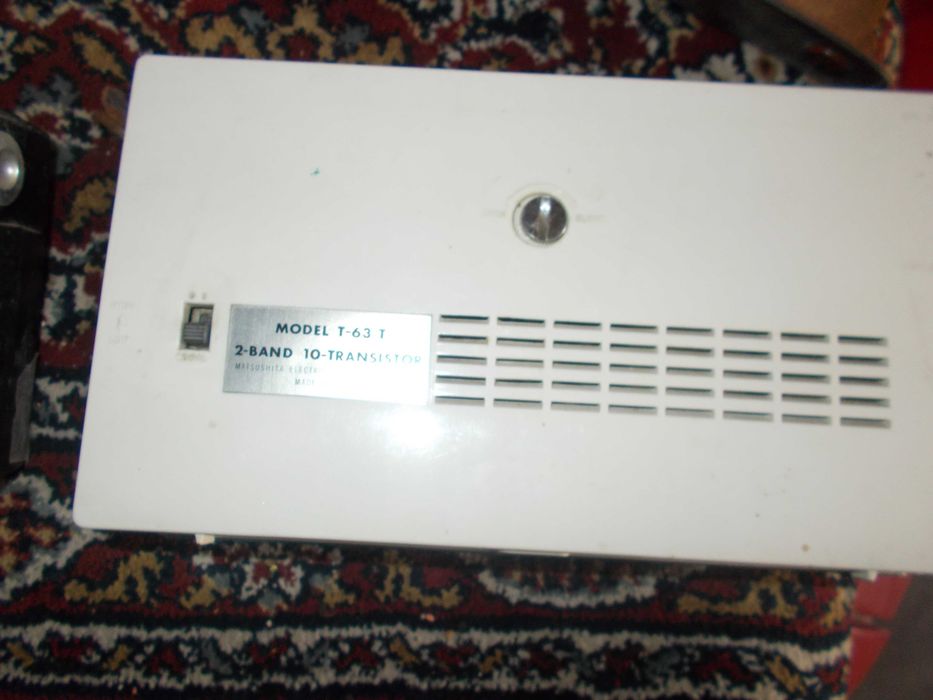 3 Rádio transistor National. Anos 70.