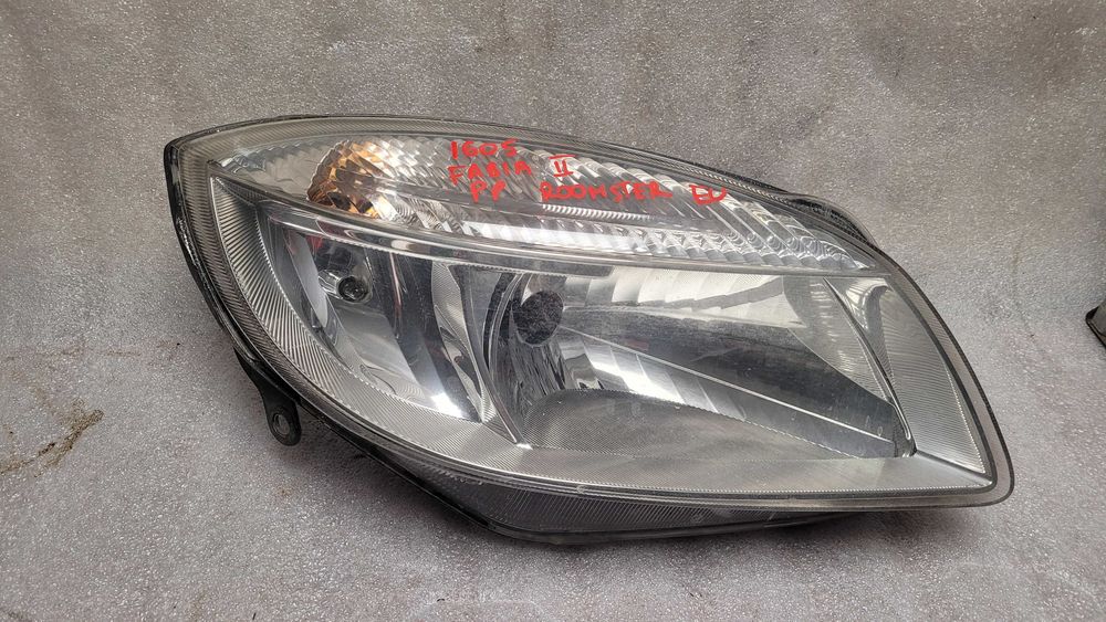 lampy przednie skoda fabia ii roomster lewa + prawa