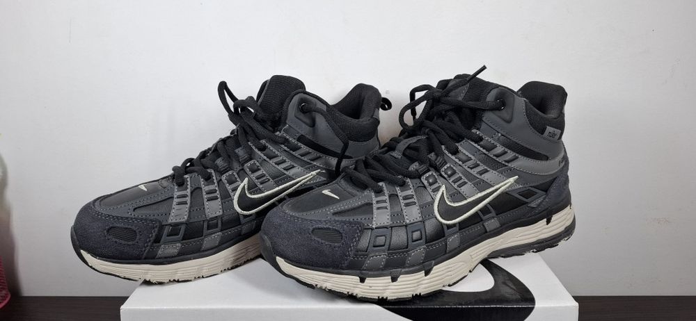 Кросівки зима-весна-осінь Nike p-6000 зимові високі теплі із хутром