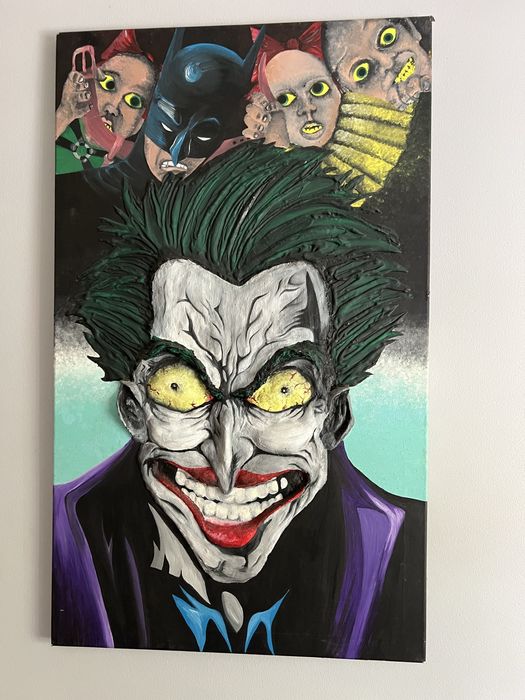 Quadro “The Joker” em gesso