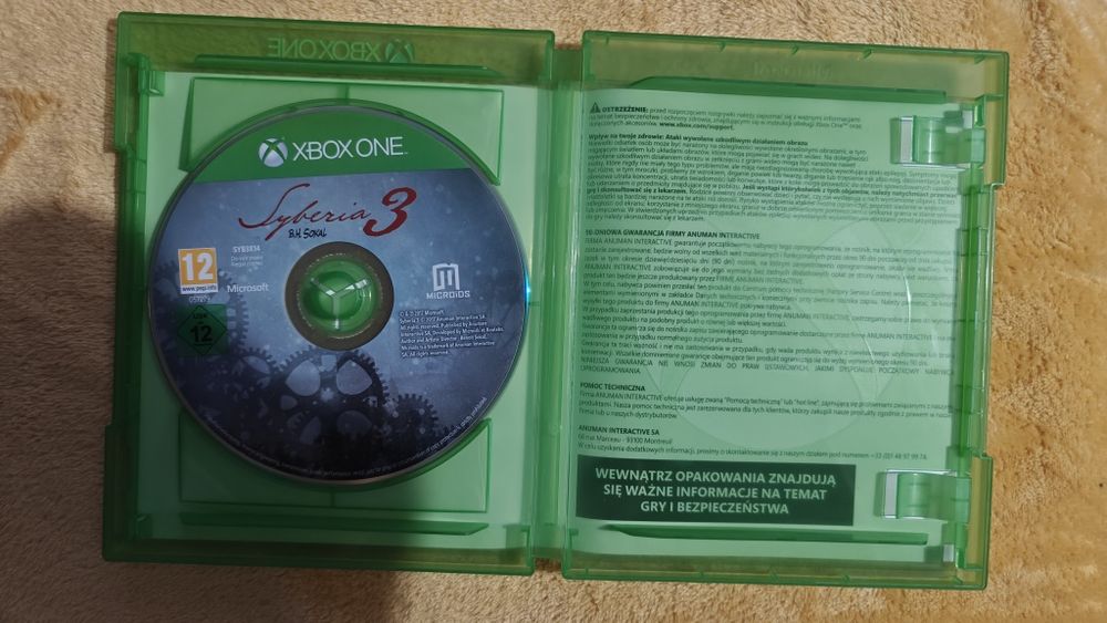 Syberia 3 b.h. Sokal xbox