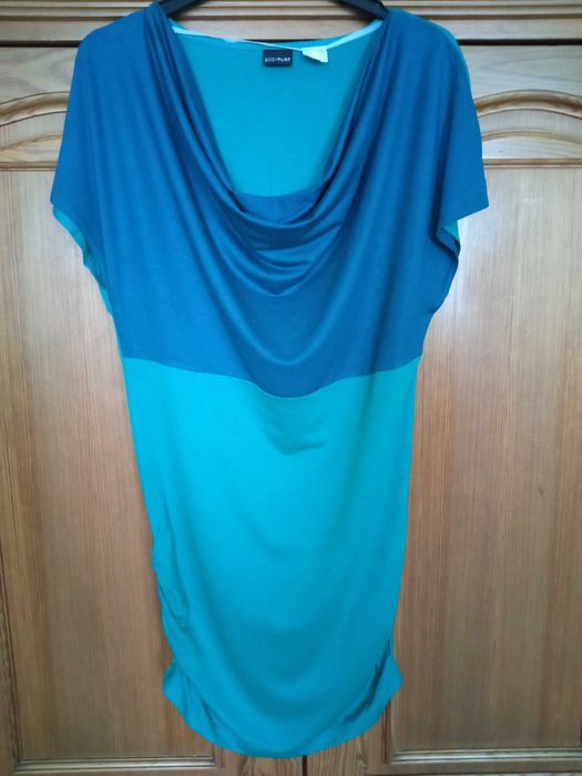 tunika zielona dwukolorowa