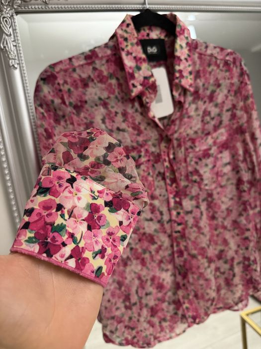 Блуза 100 шелк D&G dolce &gabbana