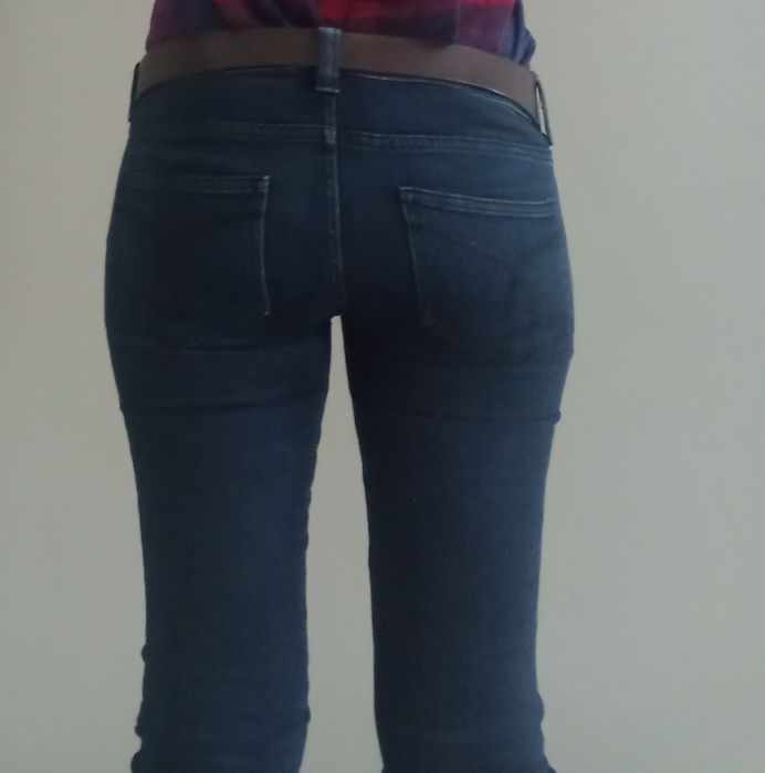 Calvin Klein S M 28 32 jeansy spodnie jeansowe granatowe