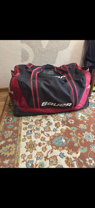 Сумка баул bauer red, хоккей
