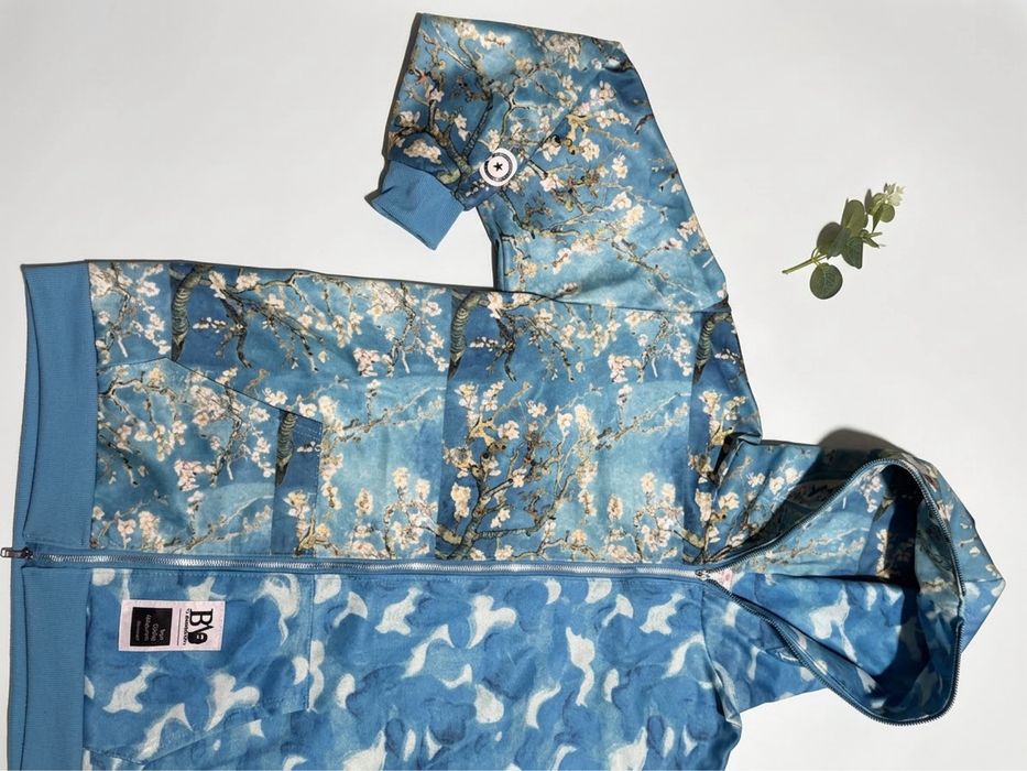 ‼️Без предоплати‼️BAPE Бейп Bape van gogh zip ван гог вангог зіп зип, преміальна якість худі бейп