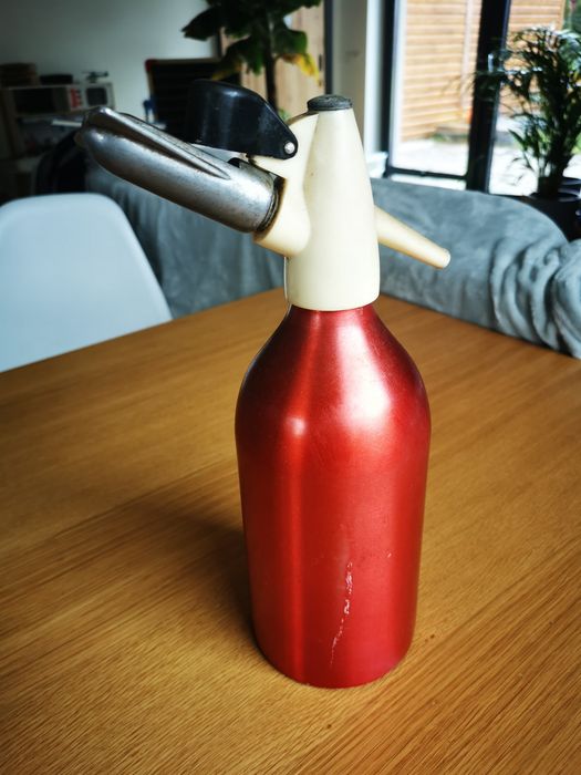 SYFON butelka typ 4DT na naboje woda sodowa 1973 zabytek prl