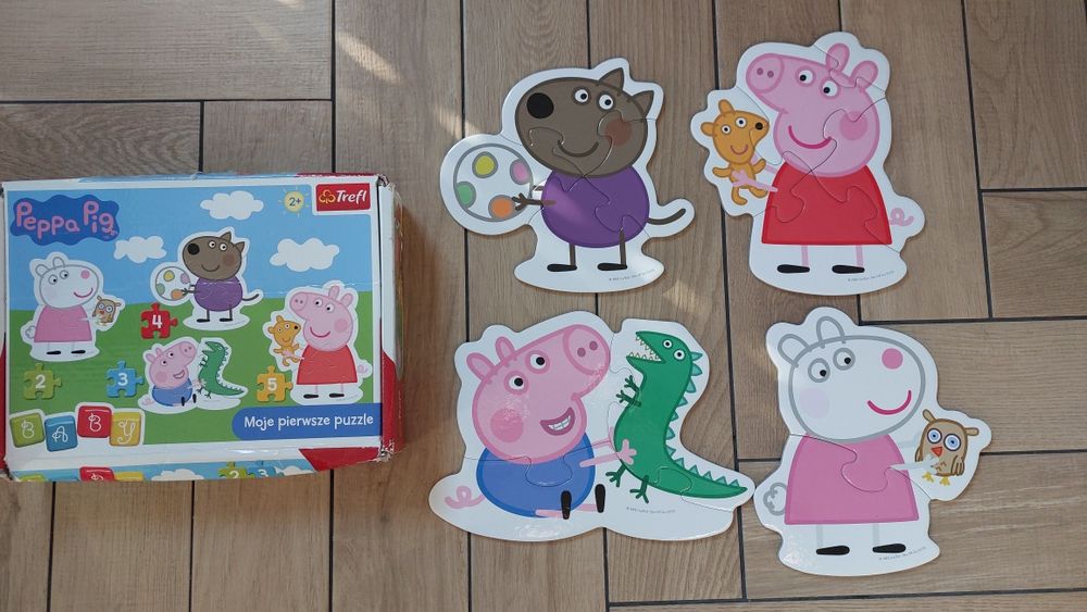 Zestaw puzzle układanki 2+ czuczu Fisher Price Djeco Trefl