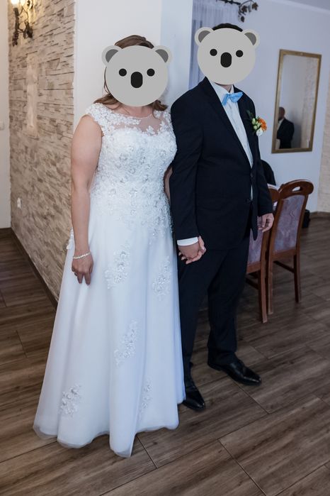 Suknia ślubna r. 50