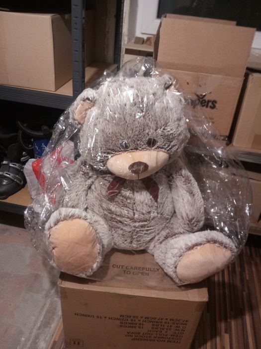 Duży siedzący pluszak