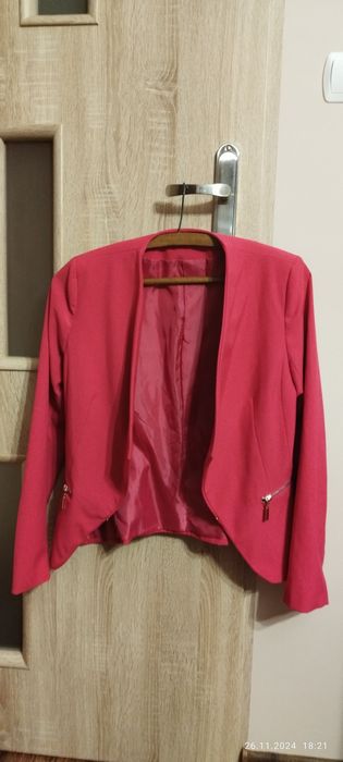 Żakiet malina fuksja