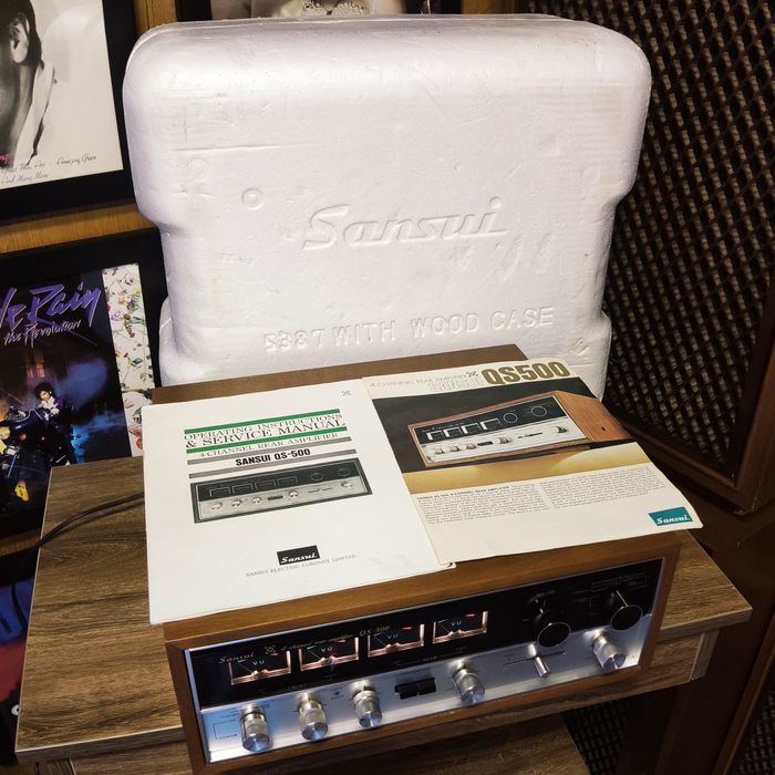 Wzmacniacz Sansui QS - 500 4- kanałowy 4-chanel rear amplifer QS-500 QS500