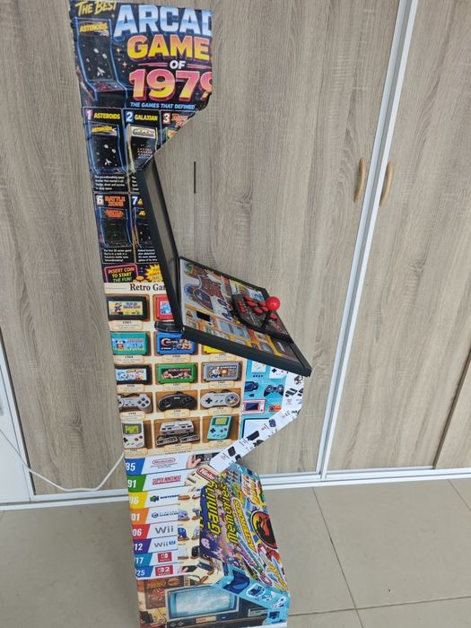 Máquina arcade games vertical 1play, também é possível meter 2 joystick  para 1 plays