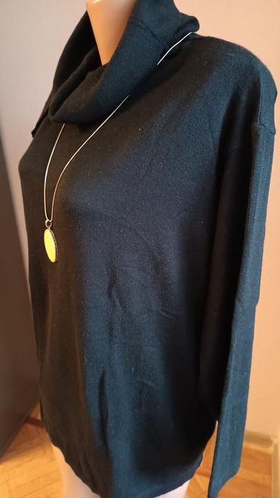 Стильный длинный свитер мерино Мonari Италия