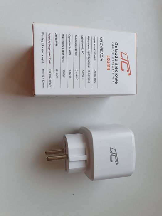 Gniazdo sieciowe zdalnie sterowane wi-fi. Nowe.