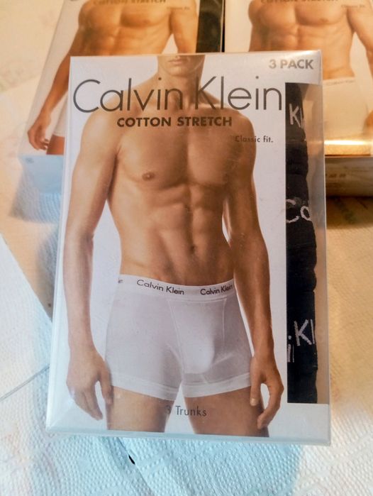 Calvin Klein Bokserki męskie 3 pary rozmiar M 100% Orginał