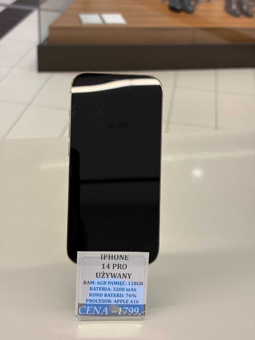 iPhone 14 Pro 128GB Bat 76% Topcase Vivo *Raty 0%