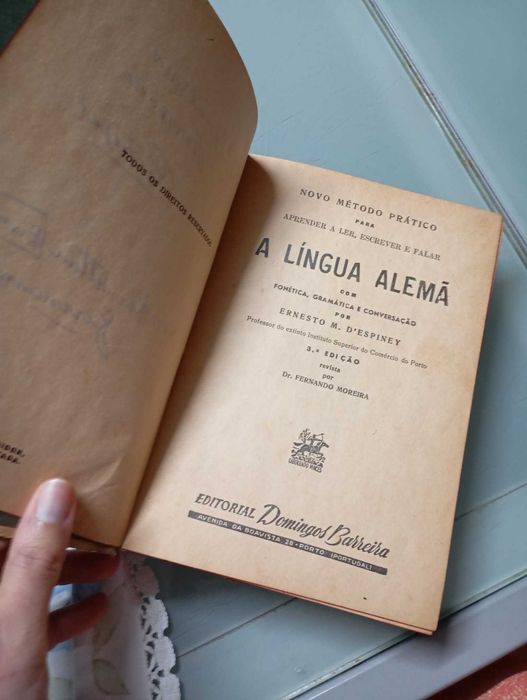 D'ESPINEY - Novo Método Prático da Língua Alemã // Dicionários