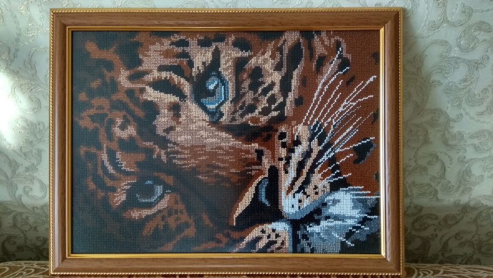 Картина бисером "Взгляд"