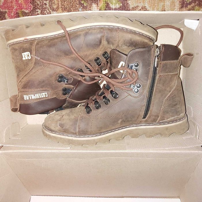 Черевики шкіряні зимові CAT Caterpillar Rider Nubuck Brown