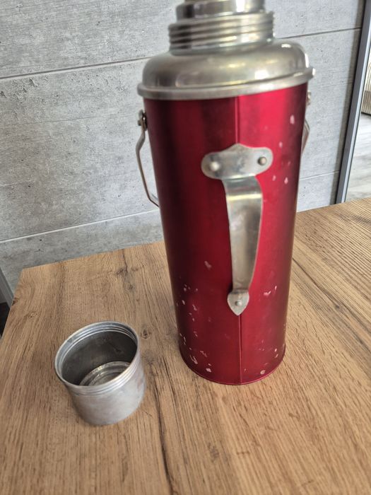 Termos szklany Vintage chiński PRL kolekcjonerski