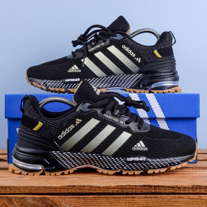 (1822) Акція! Кросівки Adidas Marathon чорні - (42-45) адідаси