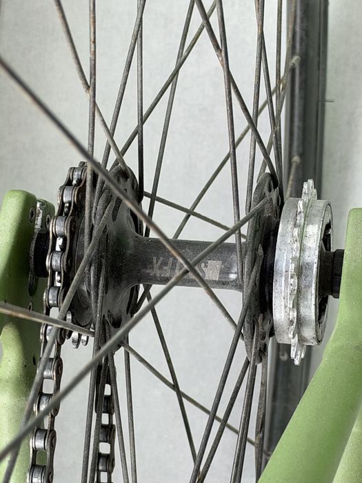 Bicicleta Fixie / Single Speed Santafixie Raval Army 30mm – Tamanho 55 cm