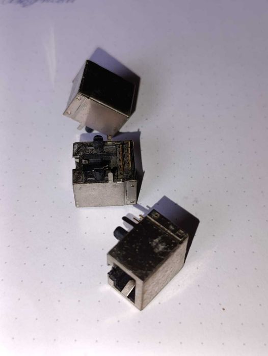 Гніздо 8p8c RJ45 на плату, екран