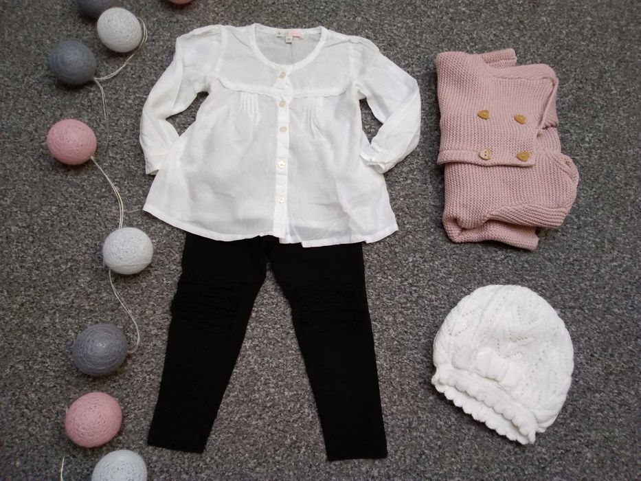 Zestaw ubranek 86-92cm, 12-18-24mcy sukienka Tommy Hilfiger