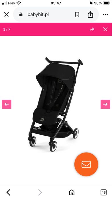 Cybex libelle samolotowy najmniejszy wozek spaxerowy