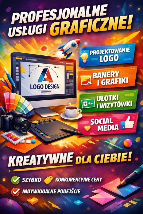 Projektowanie Logo | Grafika Reklamowa | Social Media | Szybko i Tanio
