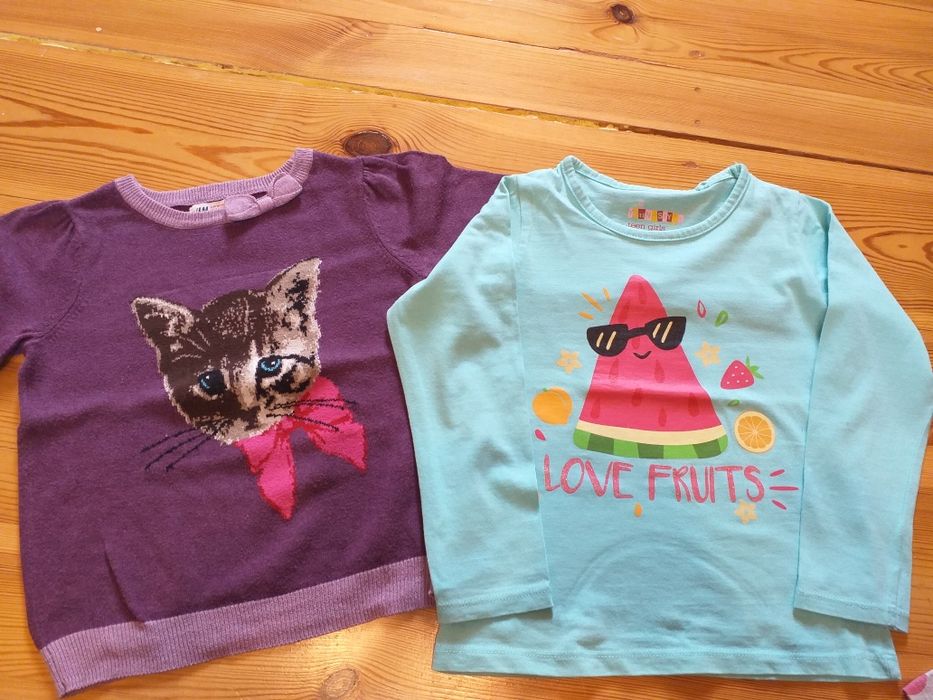 Zestaw ubrań dla dziewczynki 98-104.