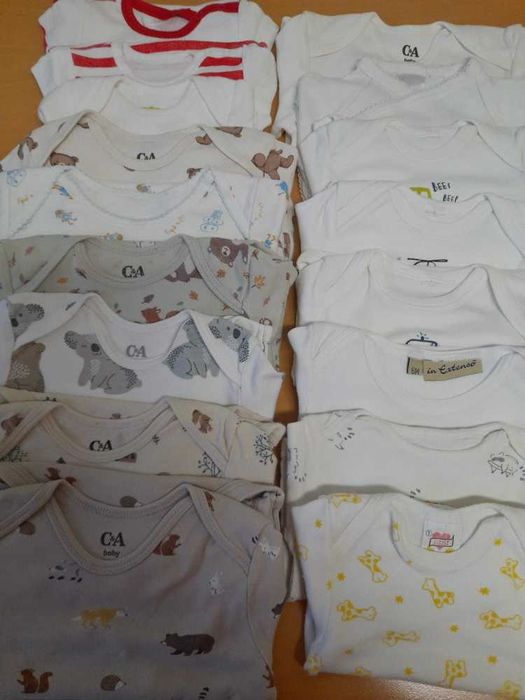 Bodys e gorros para bebé