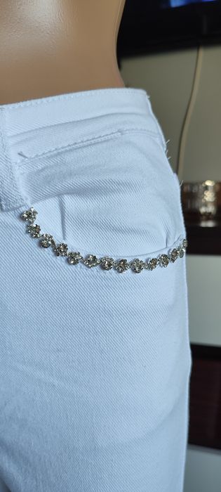 Spodnie jeansowe serduszko