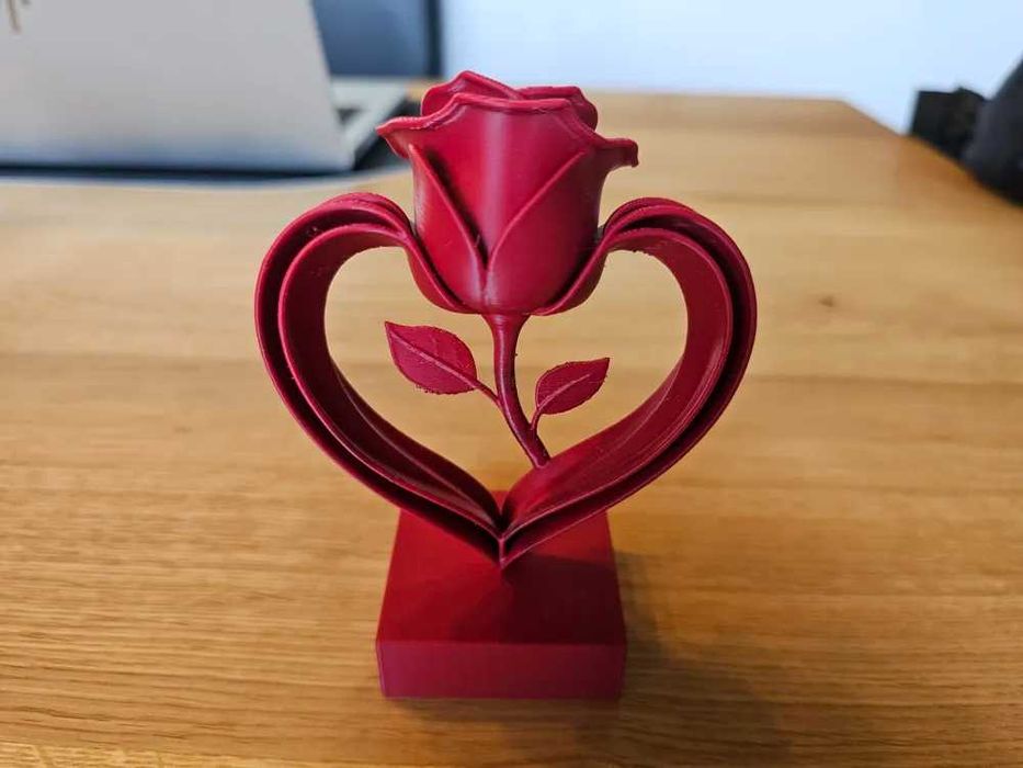 Coração de Rosa Eterna – O Presente Perfeito