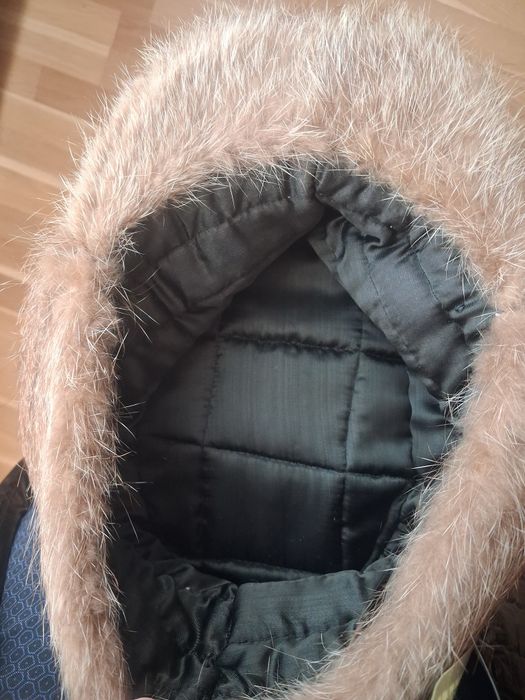 Czapka męska z nutrii,  jak nowa