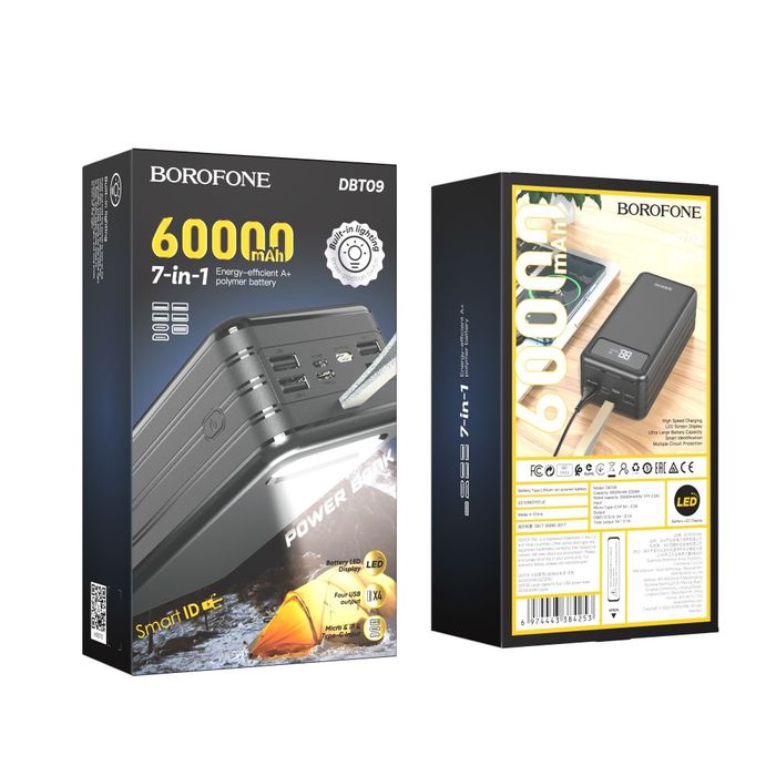 Power Bank Borofone DBT09 60000 mAh